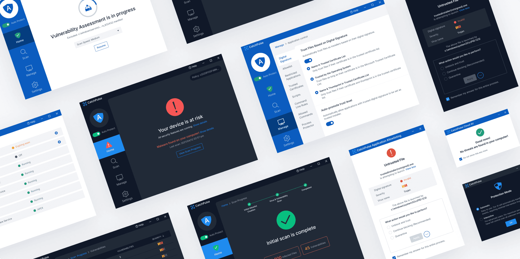 Improving the UI of endpoint protection software